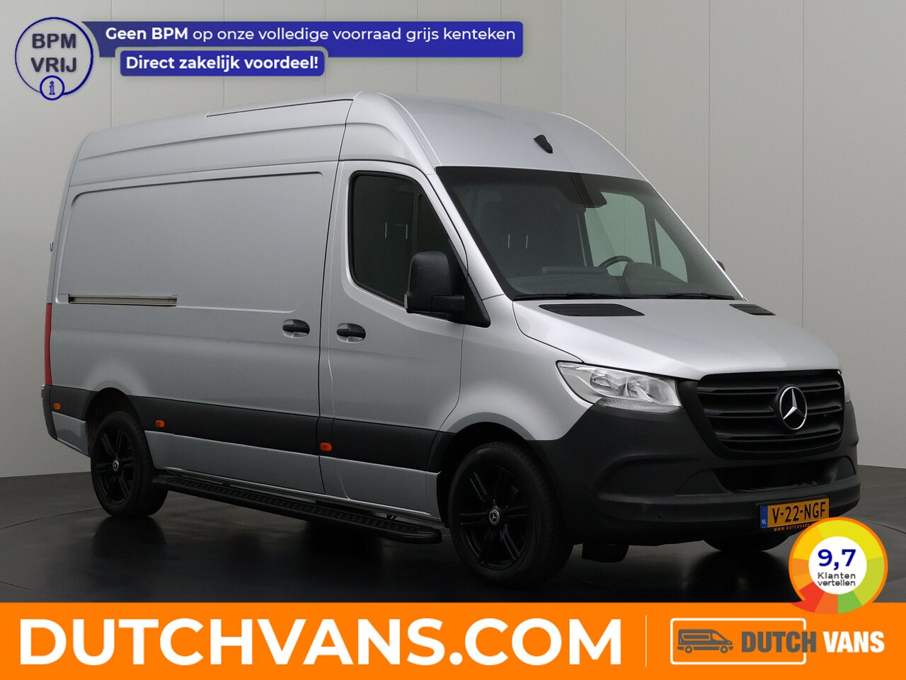 Mercedes-Benz Sprinter - 317CDI 9G-Tronic Automaat L2H2 | Distronic | Airco | Cruise | 360 Camera | Navigatie - AutoWereld.nl
