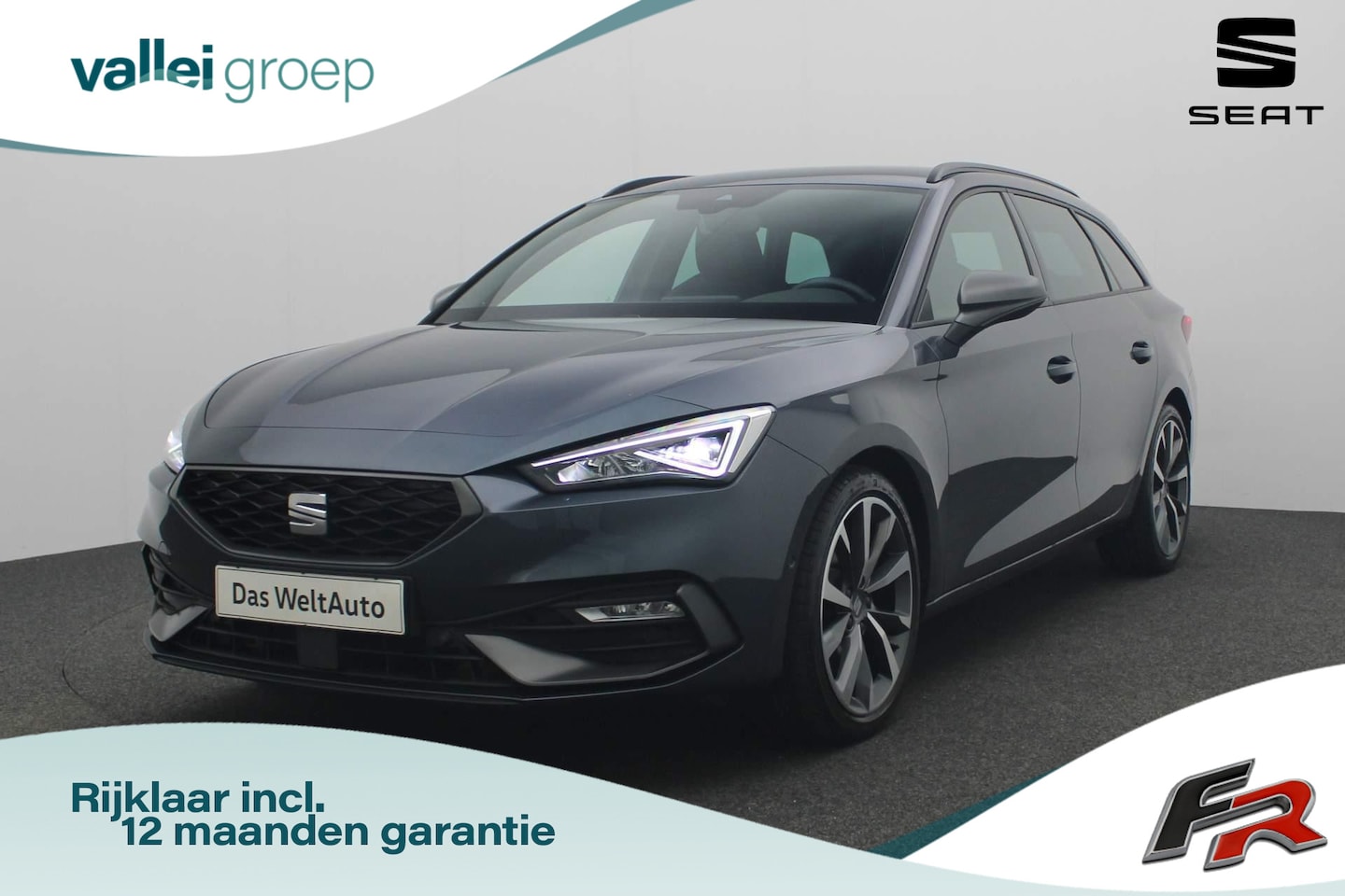SEAT Leon Sportstourer - 1.5 eTSI 150 pk DSG FR Launch Edition | Stuur-/stoelverwarming | Achteruitrijcamera | Navi - AutoWereld.nl
