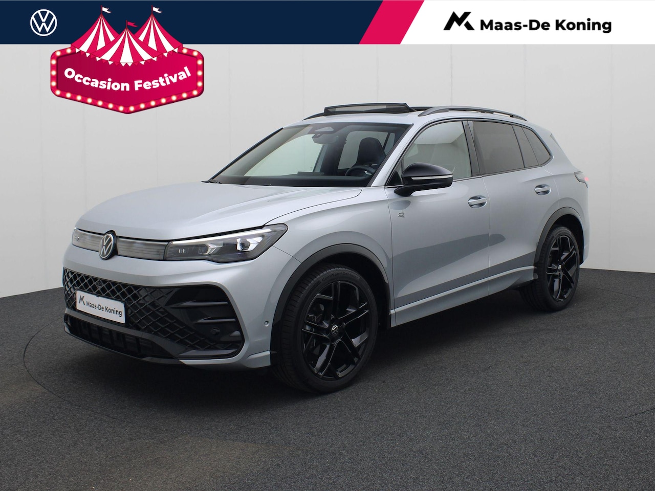 Volkswagen Tiguan - 1.5TSI/150PK R-Line DSG · Panoramadak · 360°Camera + Parkeersensoren · Massagefunctie · Ga - AutoWereld.nl