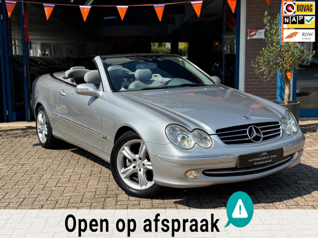 Mercedes-Benz CLK-klasse Cabrio - 240 Elegance 2004 AUT Keyles - AutoWereld.nl