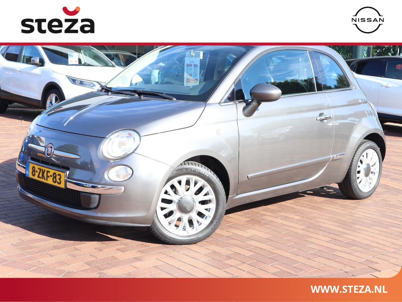 Fiat 500 - 0.9 TwinAir Turbo Lounge | Panoramadak | - AutoWereld.nl