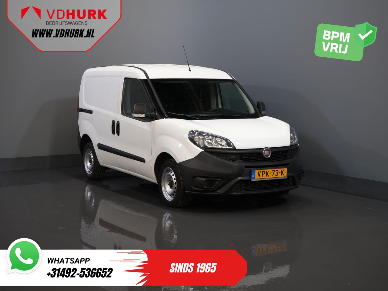 Fiat Doblò Cargo - 1.6 MJ 105 pk BPM VRIJ! 3Pers./ NL Auto/ Airco/ Cruise - AutoWereld.nl