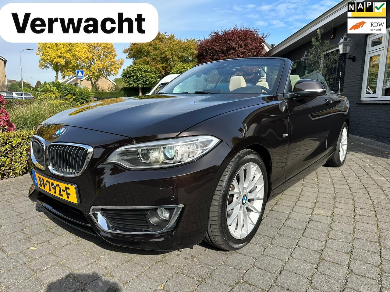 BMW 2-serie Cabrio - 218i High Executive 218i High Executive, Org NL, Leder, NAP - AutoWereld.nl