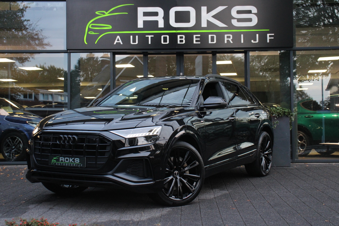 Audi Q8 - 55 TFSI e Quattro Pro Line S Black-Optic 360Camera/Headup/Keyless/SoftClose/B&O/Leder/Luch - AutoWereld.nl