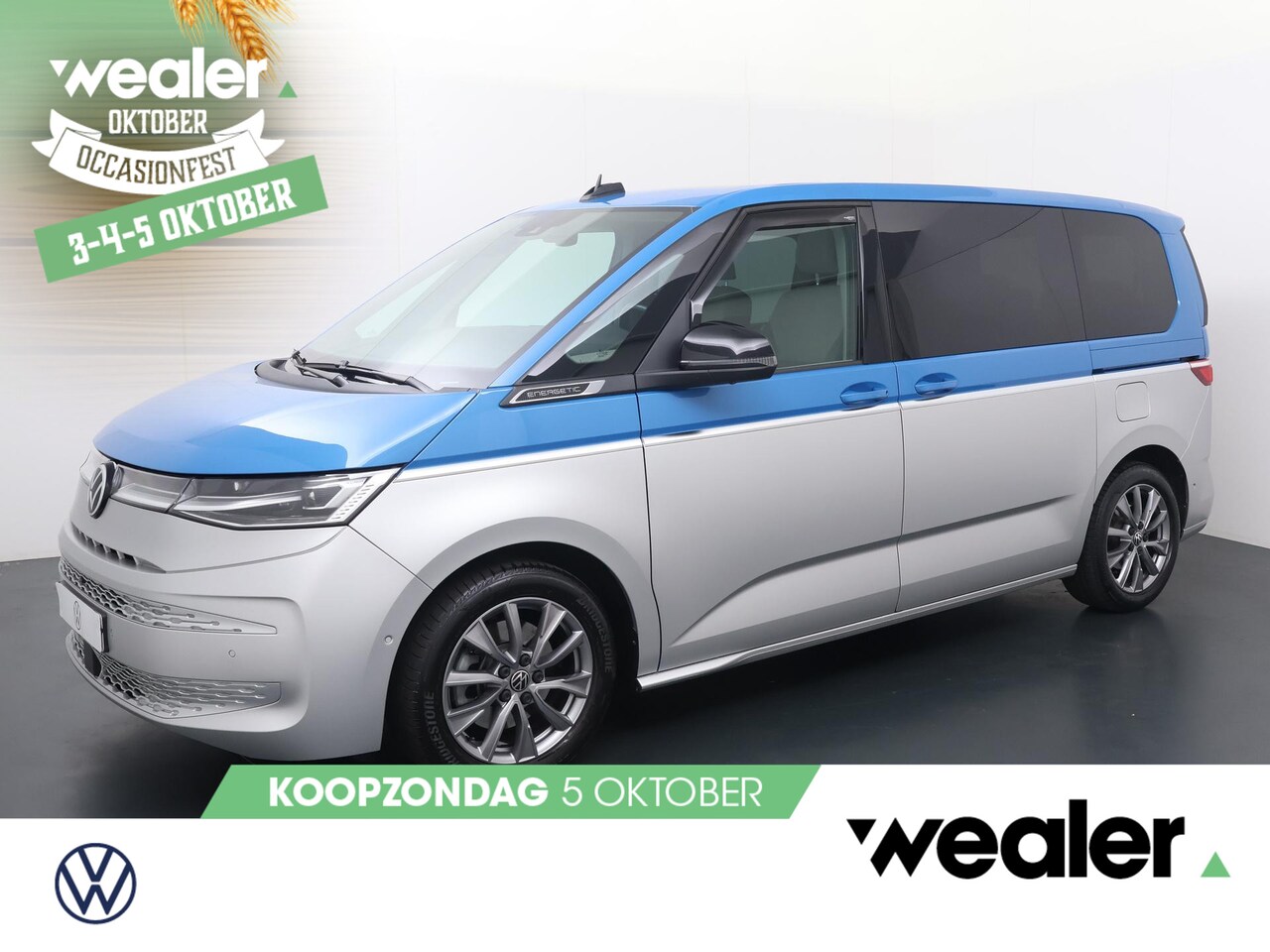 Volkswagen Multivan - 1.4 eHybrid L1H1 Style | 218 PK | Automaat | 6-Zitter Vis-a-Vis | Navigatie | Panoramadak - AutoWereld.nl