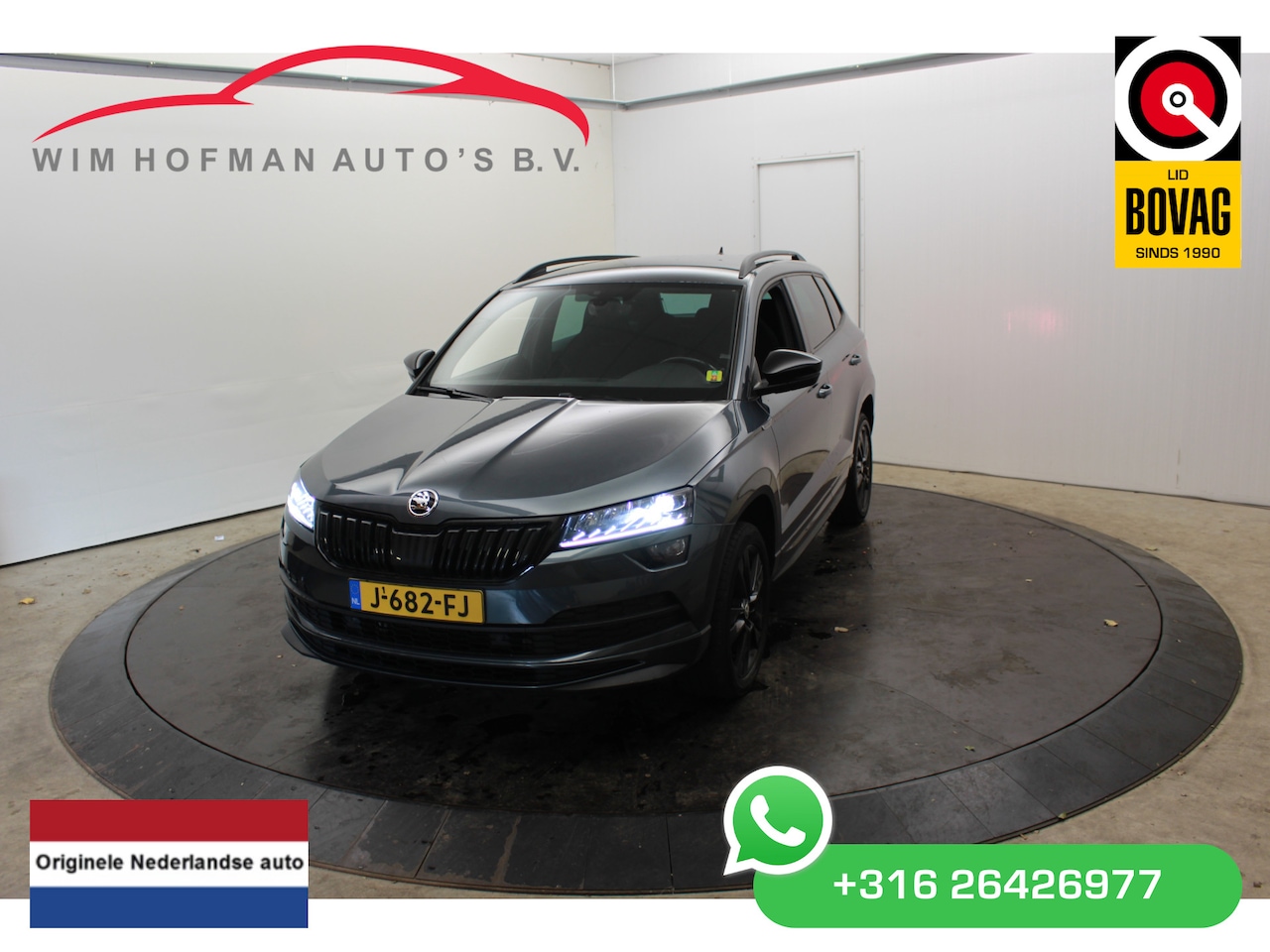 Skoda Karoq - 1.5 TSI ACT Sportline Business Sport Stoelen Virtual Cockpit Camera Navi Stoelverwarming - AutoWereld.nl