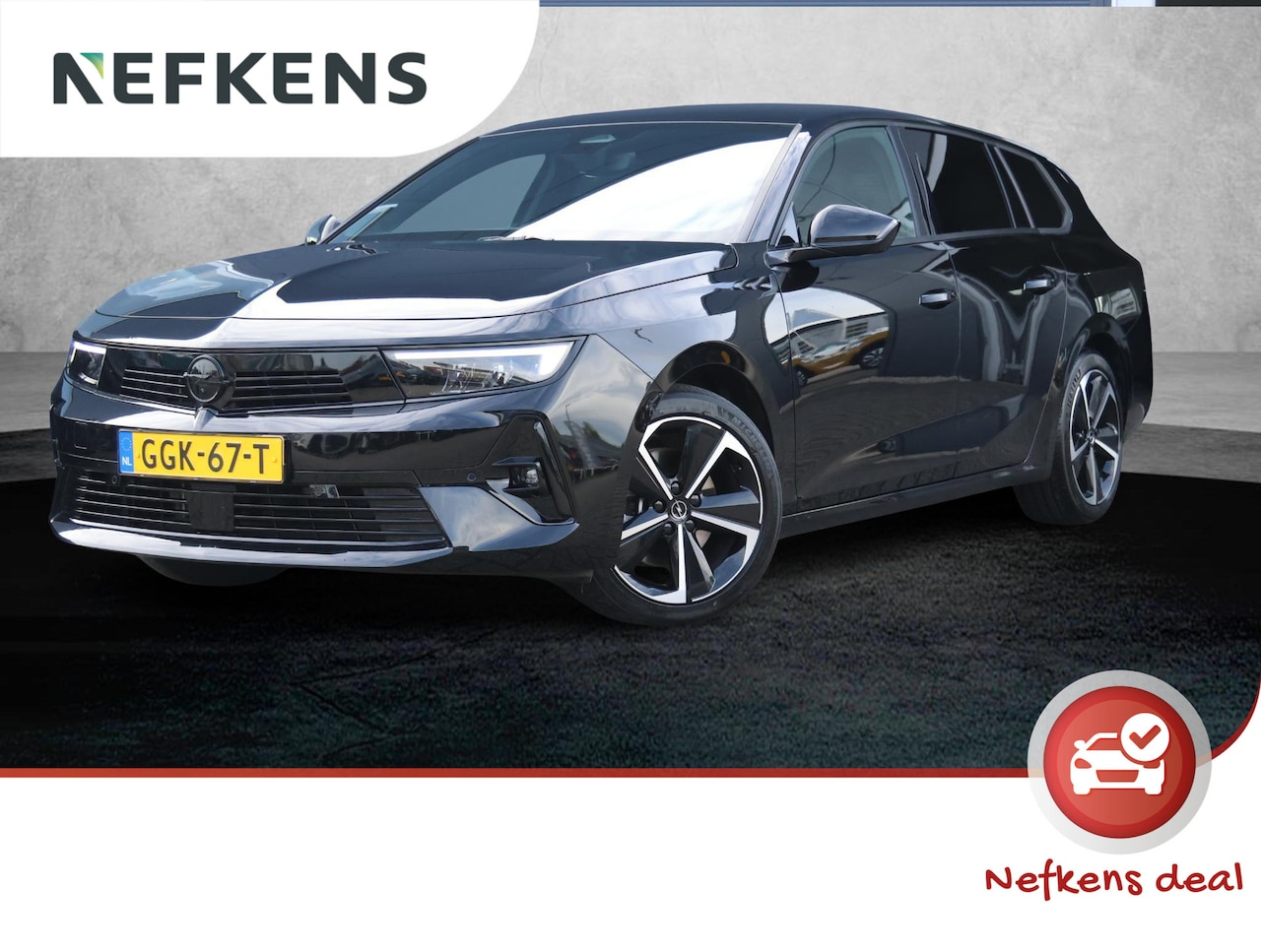 Opel Astra Sports Tourer - 1.2 Turbo Hybrid GS 360° Camera | Navigatie | Stoel/Stuur verwarmd | AGR Bestuurdersstoel - AutoWereld.nl