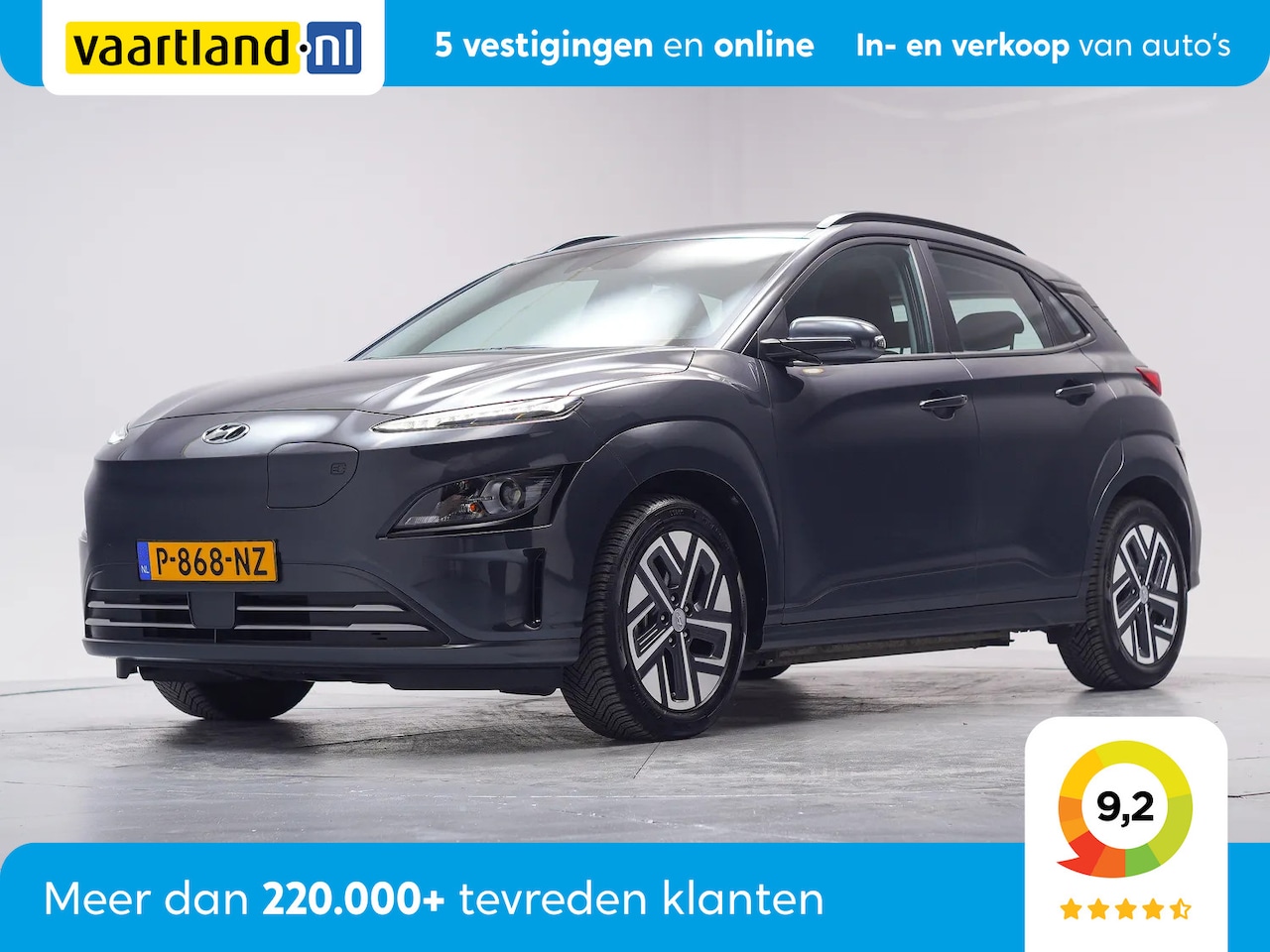 Hyundai Kona Electric - EV Comfort 64 kWh 3 fase [ Adapt.cruise Trekhaak Camera Apple/Android ] - AutoWereld.nl