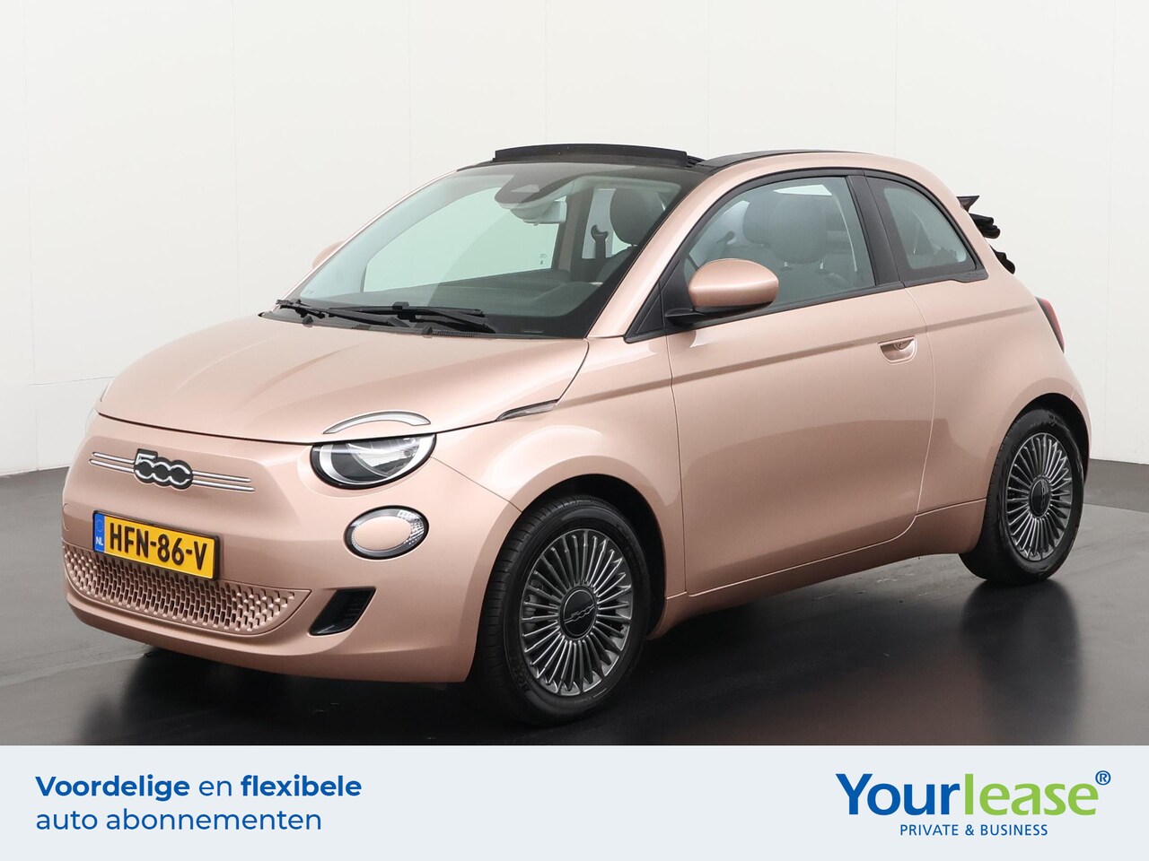 Fiat 500e - Cabrio La Prima 42 kWh | All-in 383,- Private Lease | Direct uit voorraad - AutoWereld.nl