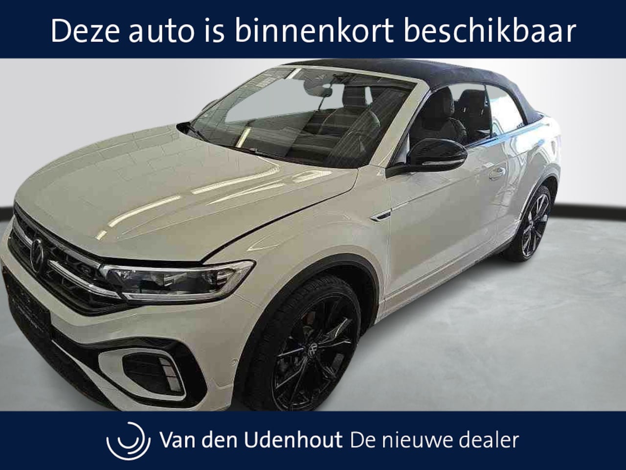 Volkswagen T-Roc Cabrio - 1.5 TSI 150pk Automaat R-Line / Trekhaak / Adaptive Cruise / Navigatie / Wordt Verwacht - AutoWereld.nl