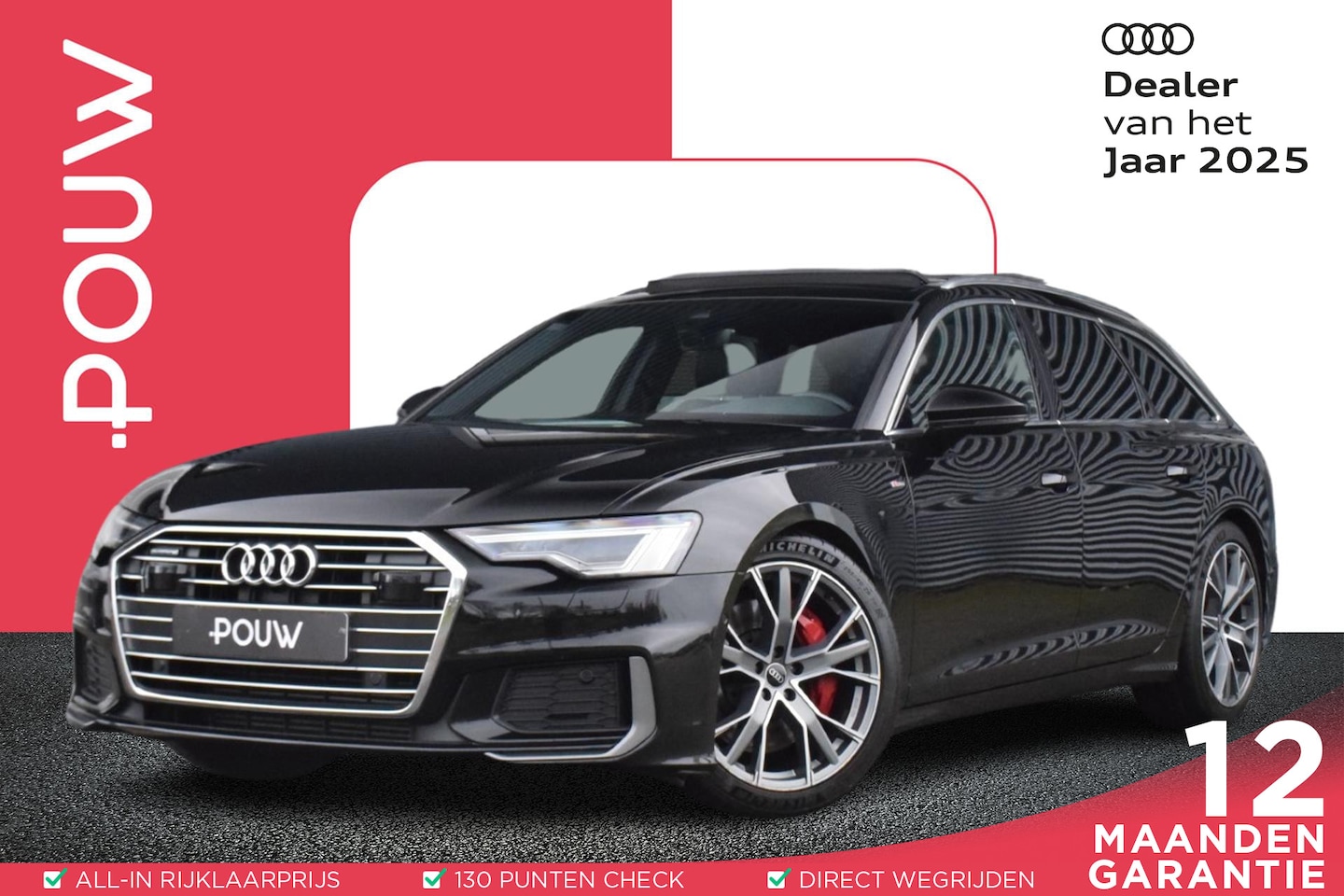 Audi A6 Avant - 55 TFSIe 367pk quattro Competition | Panoramadak | Achteruitrijcamera | 20" Velgen - AutoWereld.nl