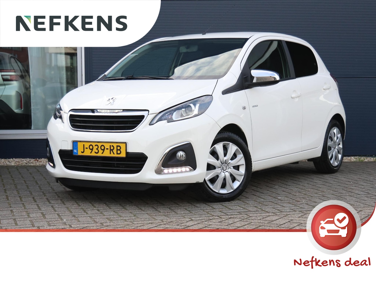 Peugeot 108 - 1.0 e-VTi Style Dealer Onderhouden | Airco | Bluetooth | DAB Ontvanger | Getint Glas Achte - AutoWereld.nl