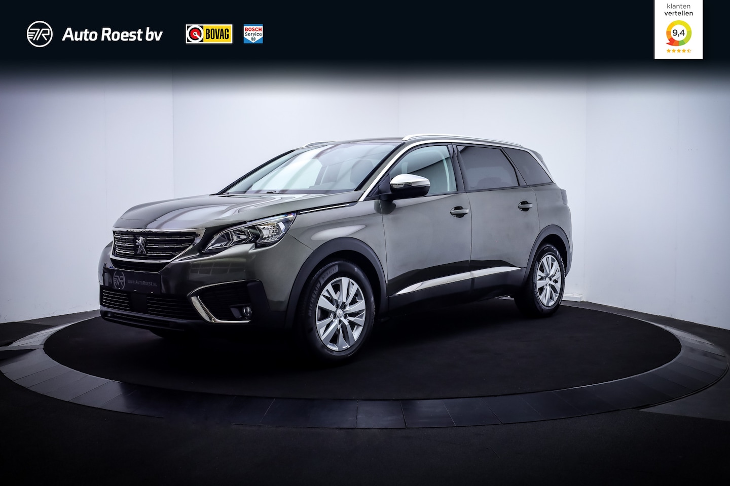 Peugeot 5008 - 1.2T 7Pers ALLURE Business NAVI | TREKHAAK | LANE.ASS | CARPLAY | CRUISE | PARKEERSENSOREN - AutoWereld.nl