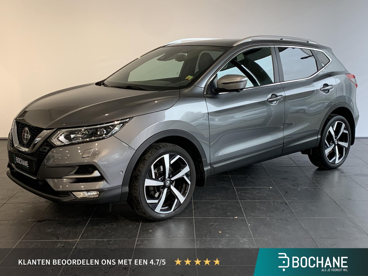Nissan Qashqai - 1.3 DIG-T Tekna + PANORAMADAK | RONDOM ZICHT CAMERA | LEDEREN BEKLEDING - AutoWereld.nl
