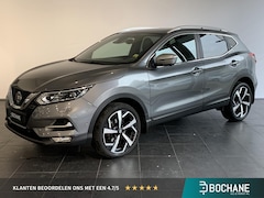 Nissan Qashqai - 1.3 DIG-T Tekna + PANORAMADAK | RONDOM ZICHT CAMERA | LEDEREN BEKLEDING