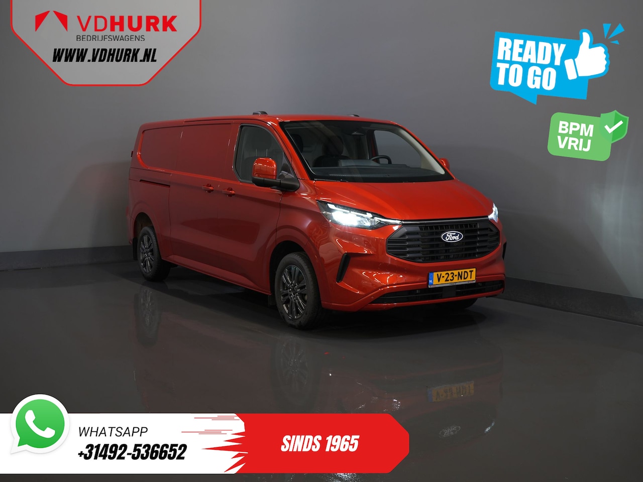 Ford Transit Custom - 2.0 TDCI 150 pk L2 Limited BPM VRIJ! Garantie tot 1-28'/ Adapt. Cruise/ LED/ Stoelverw./ S - AutoWereld.nl