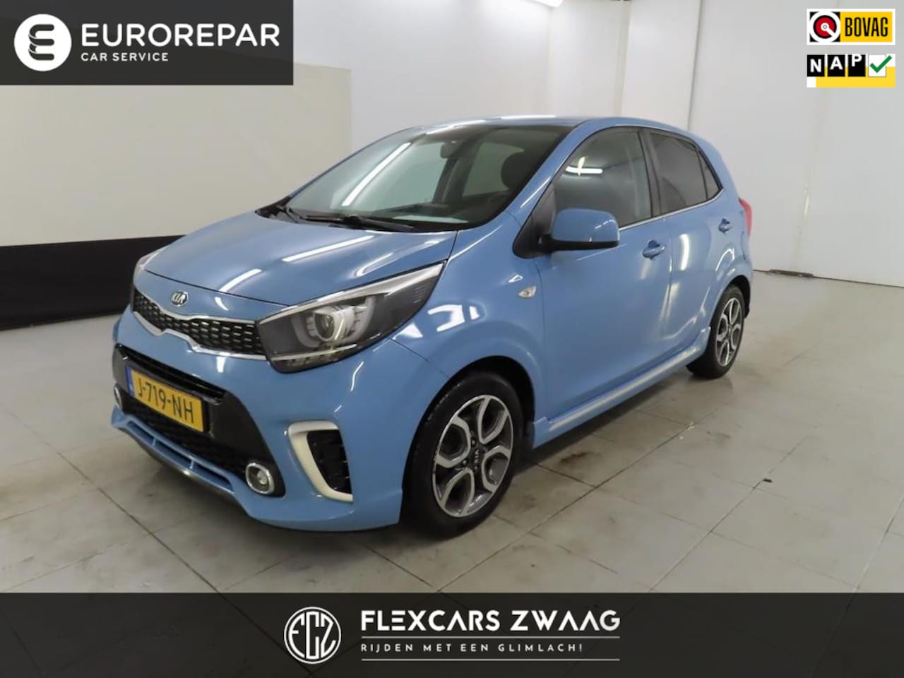 Kia Picanto - 1.0 MPi GT-Line Edition - Navi - Leder - Airco - Parkeerhulp - Org.NL - AutoWereld.nl