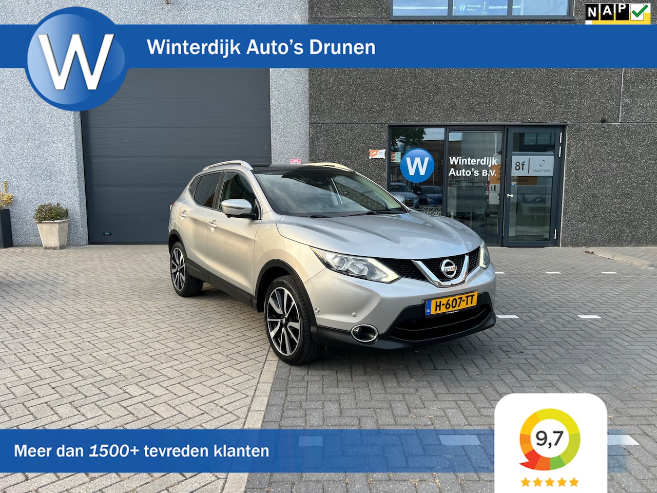 Nissan Qashqai - 1.2 Tekna Clima, 360 Camera, Cruise, Pano - AutoWereld.nl