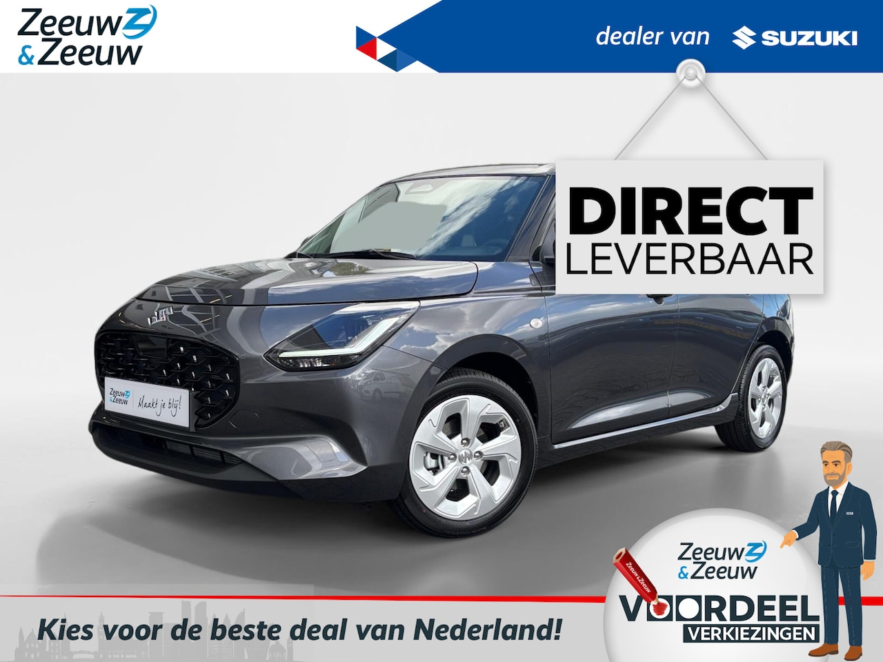 Suzuki Swift - 1.2 Select Smart Hybrid | Navigatie | - AutoWereld.nl