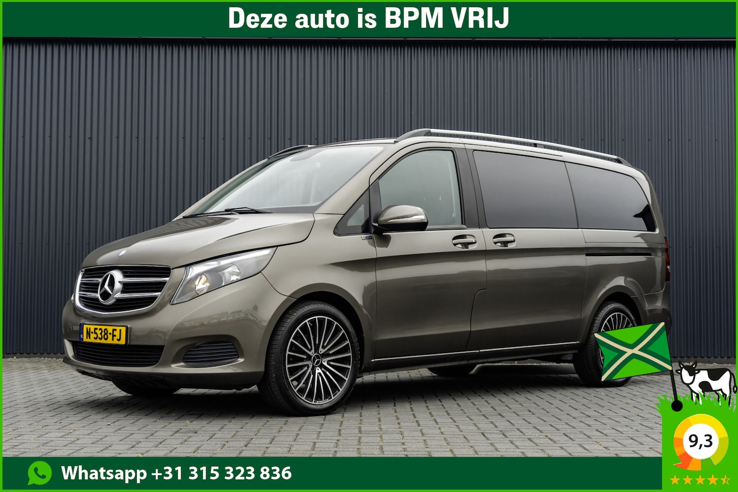 Mercedes-Benz V-klasse - 220d Lang | Automaat | Incl BPM en BTW | Zijschuifdeur R+L | Camera | Navi | Climate | Cru - AutoWereld.nl