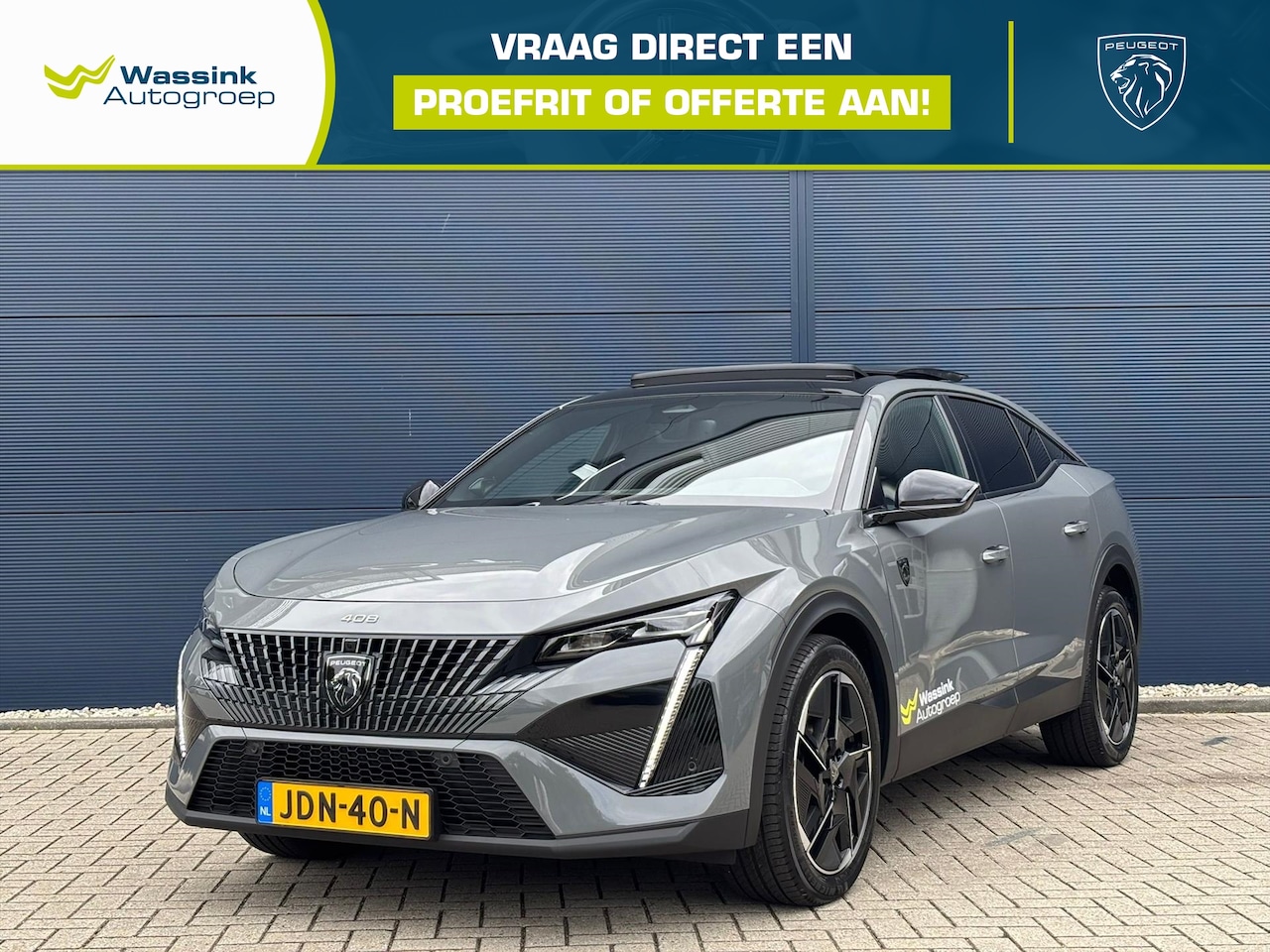 Peugeot 408 - 58kWh 210pk GT Avantage | Focal | Schuifdak | Matrix-LED | 19 inch | 360 camera | Stoelver - AutoWereld.nl