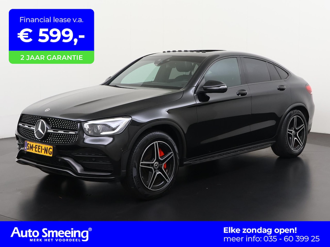 Mercedes-Benz GLC-klasse Coupé - 300e 4MATIC AMG Night | Schuifdak | Luchtvering | Burmester | Zondag Open! - AutoWereld.nl