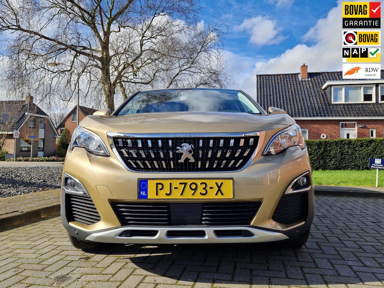 Peugeot 3008 - 1.2 PureTech Allure 1.2 PureTech Allure, HALF LEER, NAVI, CLIMATE CONTROL, TREKHAAK - AutoWereld.nl