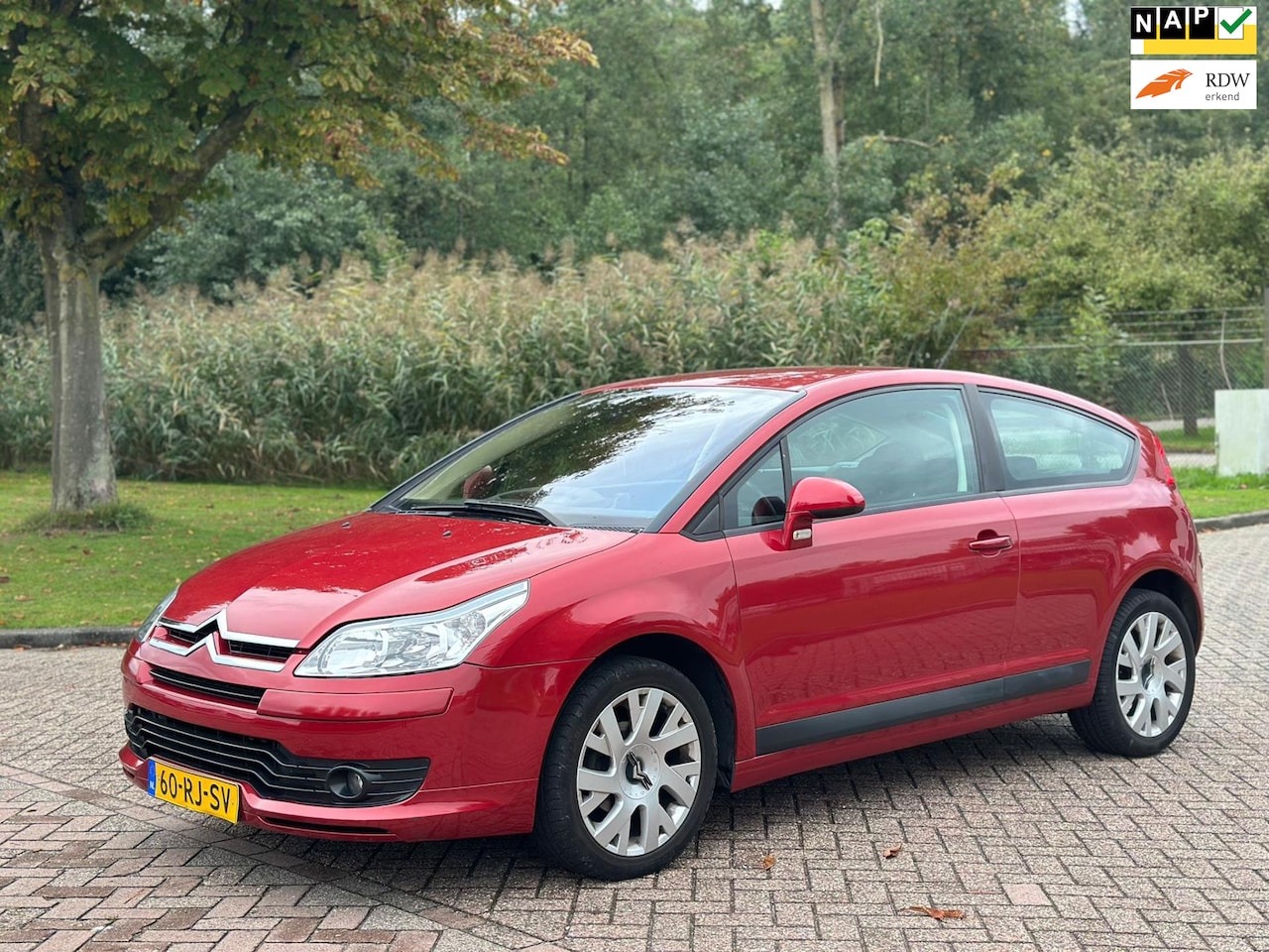 Citroën C4 Coupé - 1.6-16V VTR+/AIRCO/CRUISE/PARKEERSENS ACHTER - AutoWereld.nl