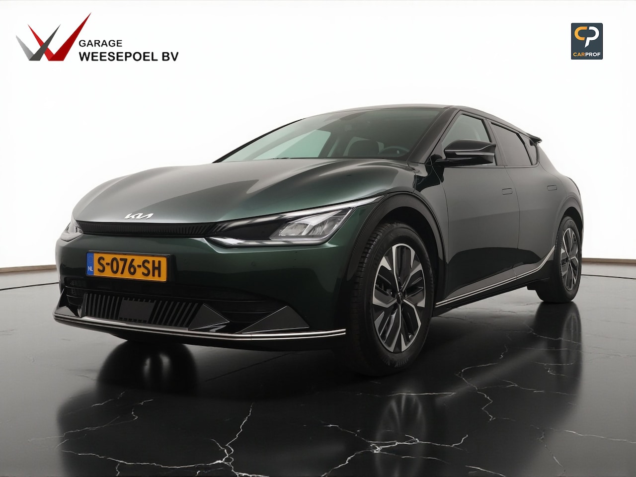 Kia EV6 - 58kWh Plus (SOH 97,7%) - Lederen bekleding - Navigatie - Elektr. stoelen - Stoel- en stuur - AutoWereld.nl