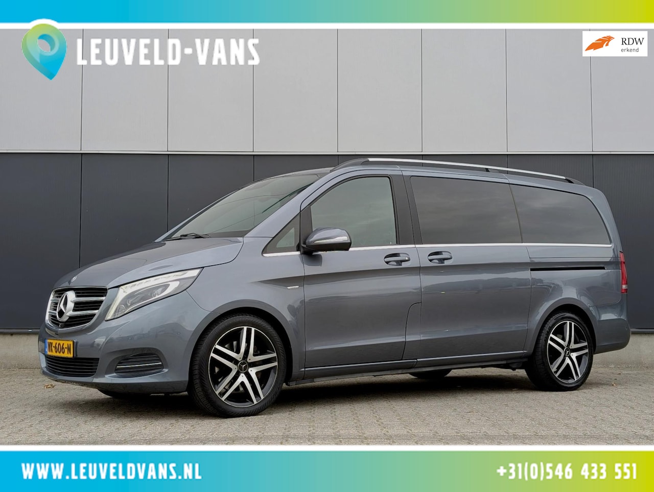 Mercedes-Benz V-klasse - 250 MARGE LANG DC Avantgarde Edition 2X ELEKTRISCHE SCHUIFDEUR LEER STANDKACHEL - AutoWereld.nl