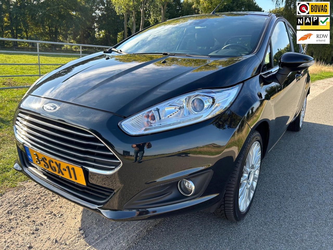 Ford Fiesta - 1.0 EcoBoost 100pk Titanium zeer mooi en luxe - AutoWereld.nl