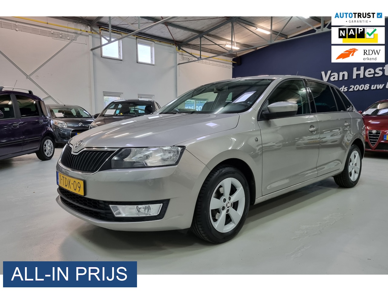 Skoda Rapid Spaceback - 1.2 TSI Greentech Ambition Businessline Pro 1.2 TSI Greentech Ambition Businessline Pro ✅NETTE AUTO! - AutoWereld.nl