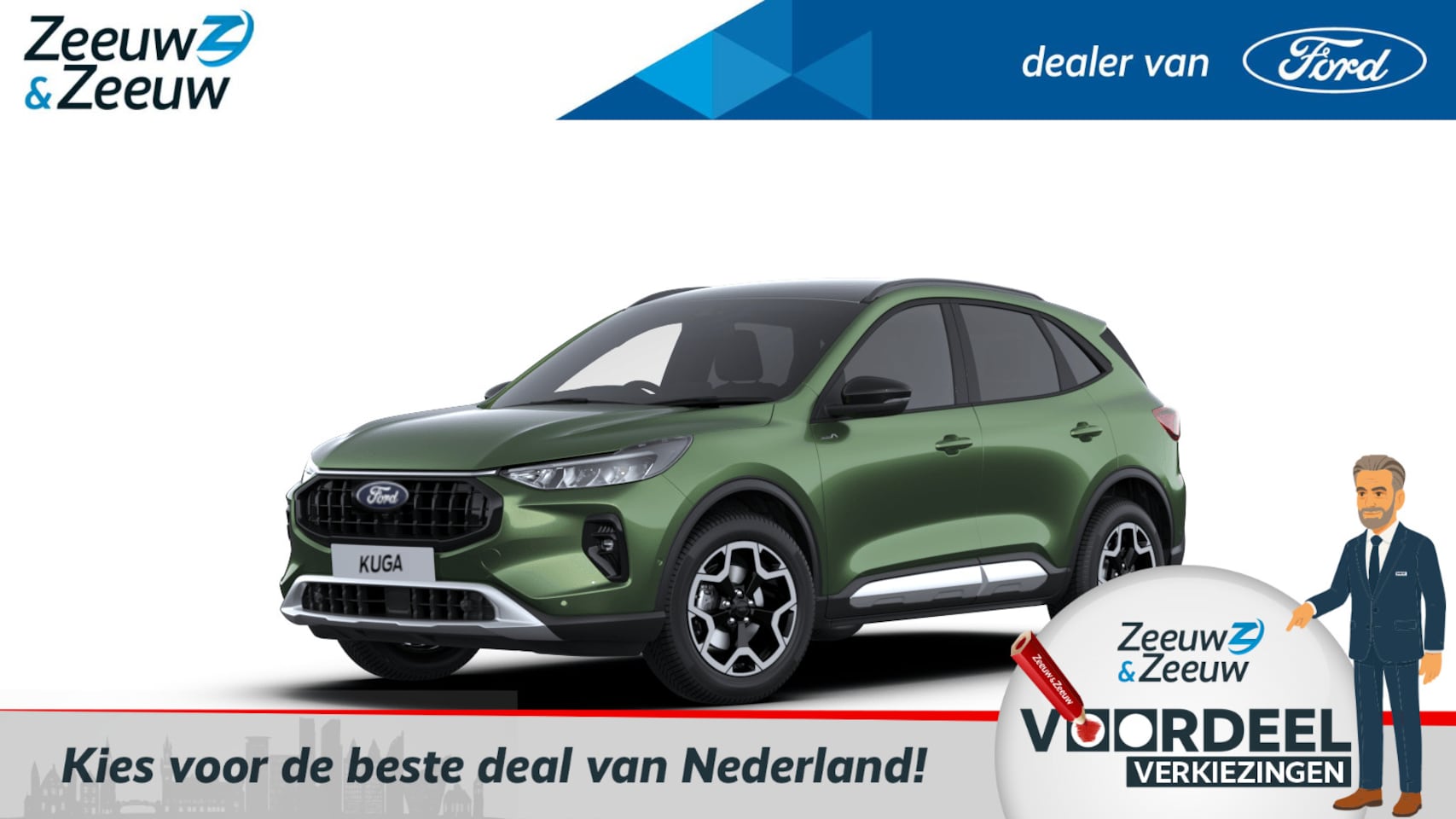 Ford Kuga - 2.5 PHEV Active X | Nieuw te bestellen | Prijs inclusief 4000 euro Ford Voordeel | Financi - AutoWereld.nl