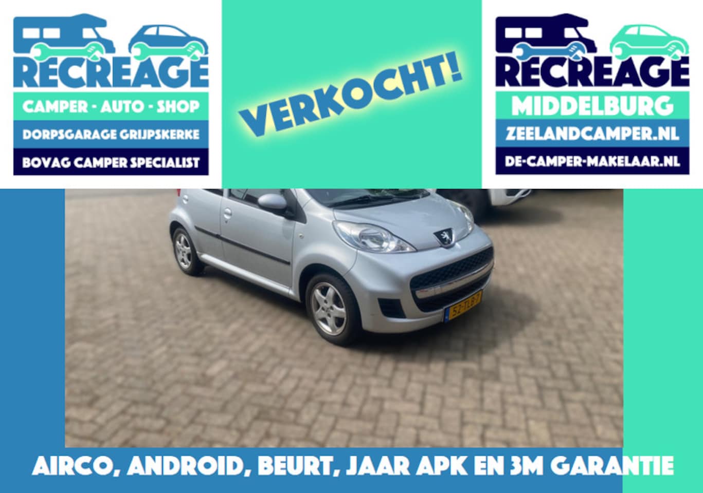 Peugeot 107 - Black en Silver 1.0, 3mnd gar., jaar APK, beurt, carplay radio - AutoWereld.nl