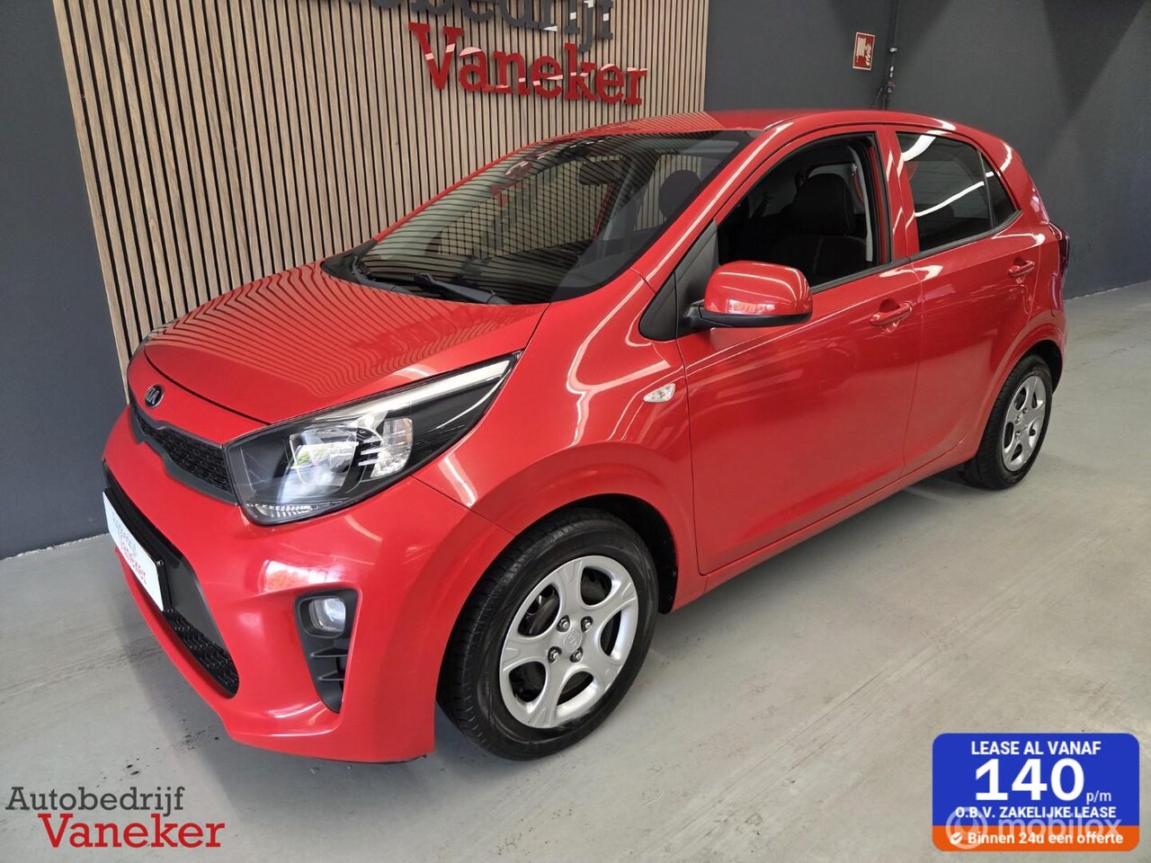 Kia Picanto - 1.0 CVVT ComfortLine|A/C|Carplay|Metallic rood - AutoWereld.nl