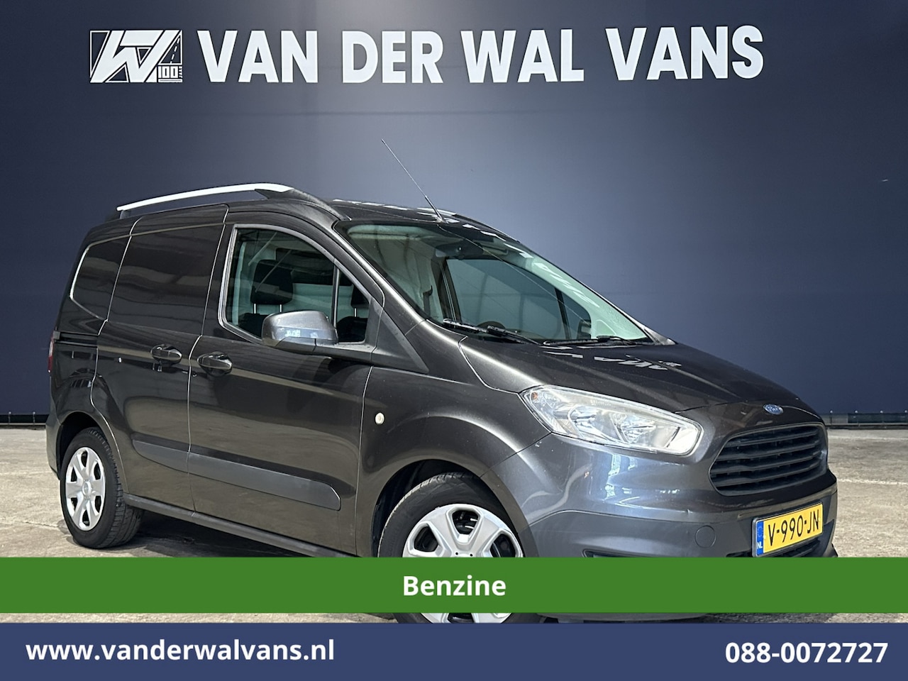 Ford Transit Courier - 1.0 Trend 101pk BENZINE MOTOR L1H1 Euro6 Airco | Stoelverwarming | Verwarmde voorruit Acht - AutoWereld.nl