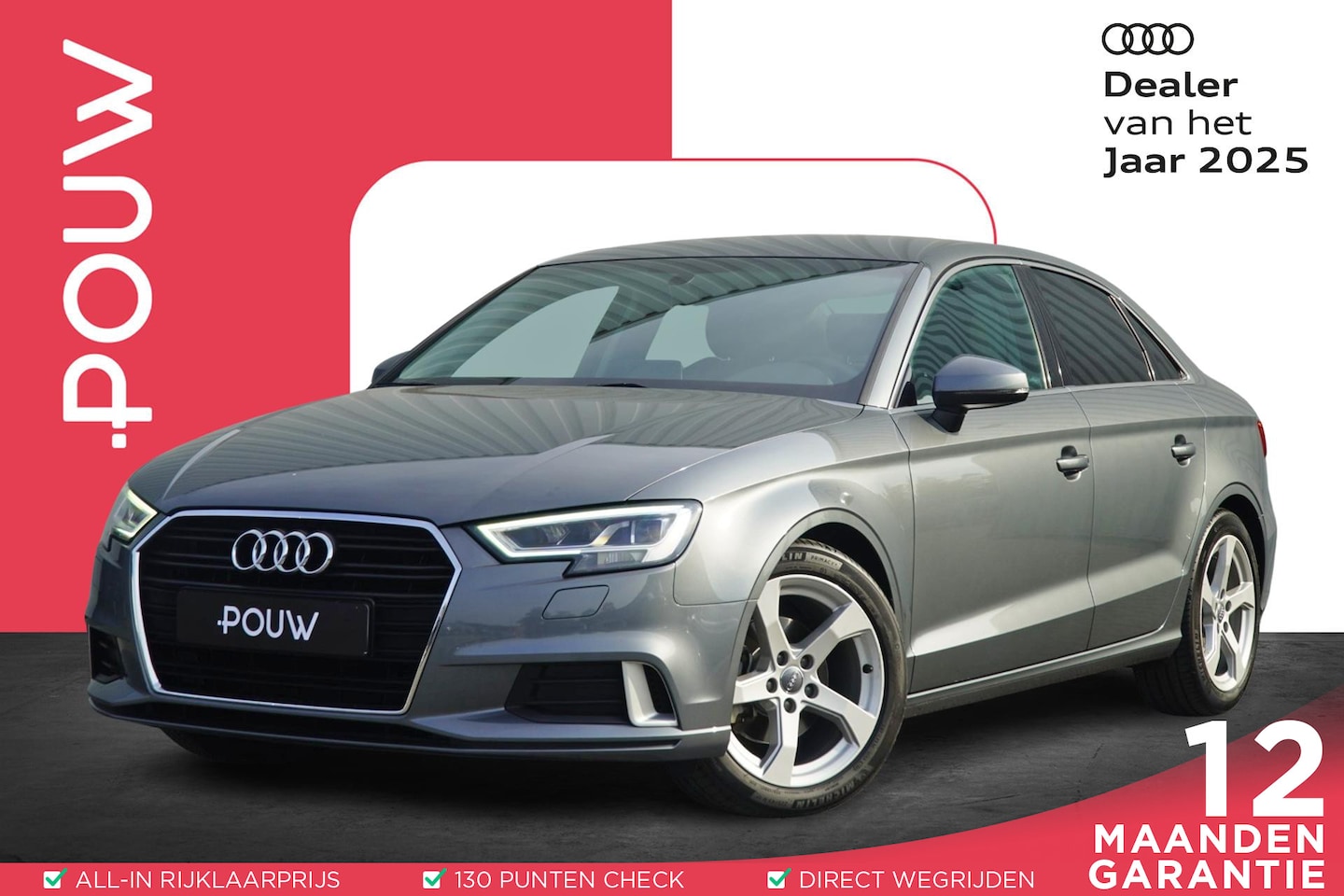 Audi A3 Limousine - 30 TFSI 116pk Sport Lease Edition | Sportstoelen | Navigatie | Getint Glas - AutoWereld.nl