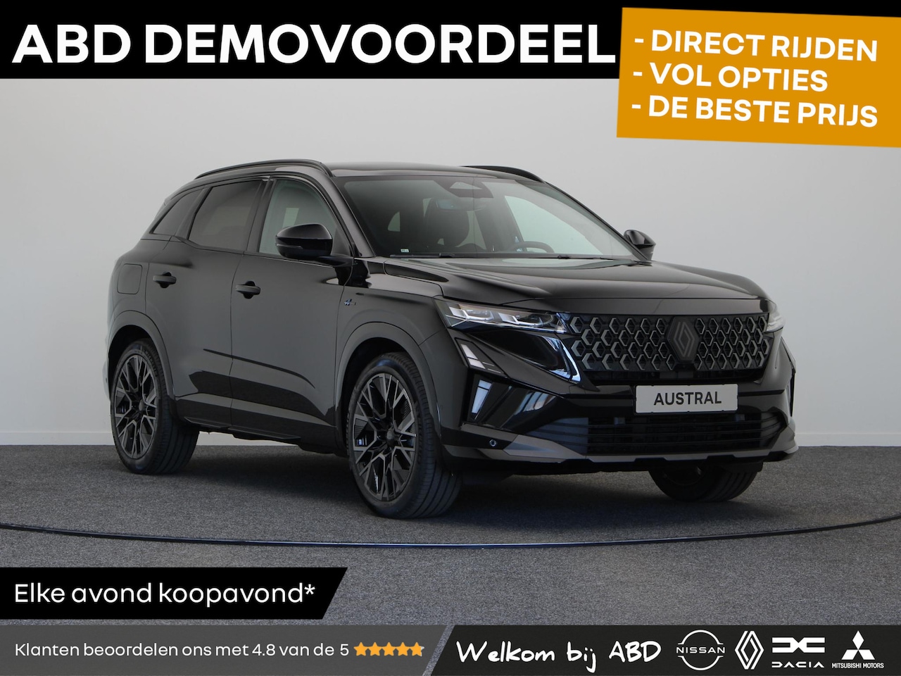 Renault Austral - E-Tech full hybrid 200pk iconic esprit Alpine | Harman kardon | Panoramisch vast glazen da - AutoWereld.nl