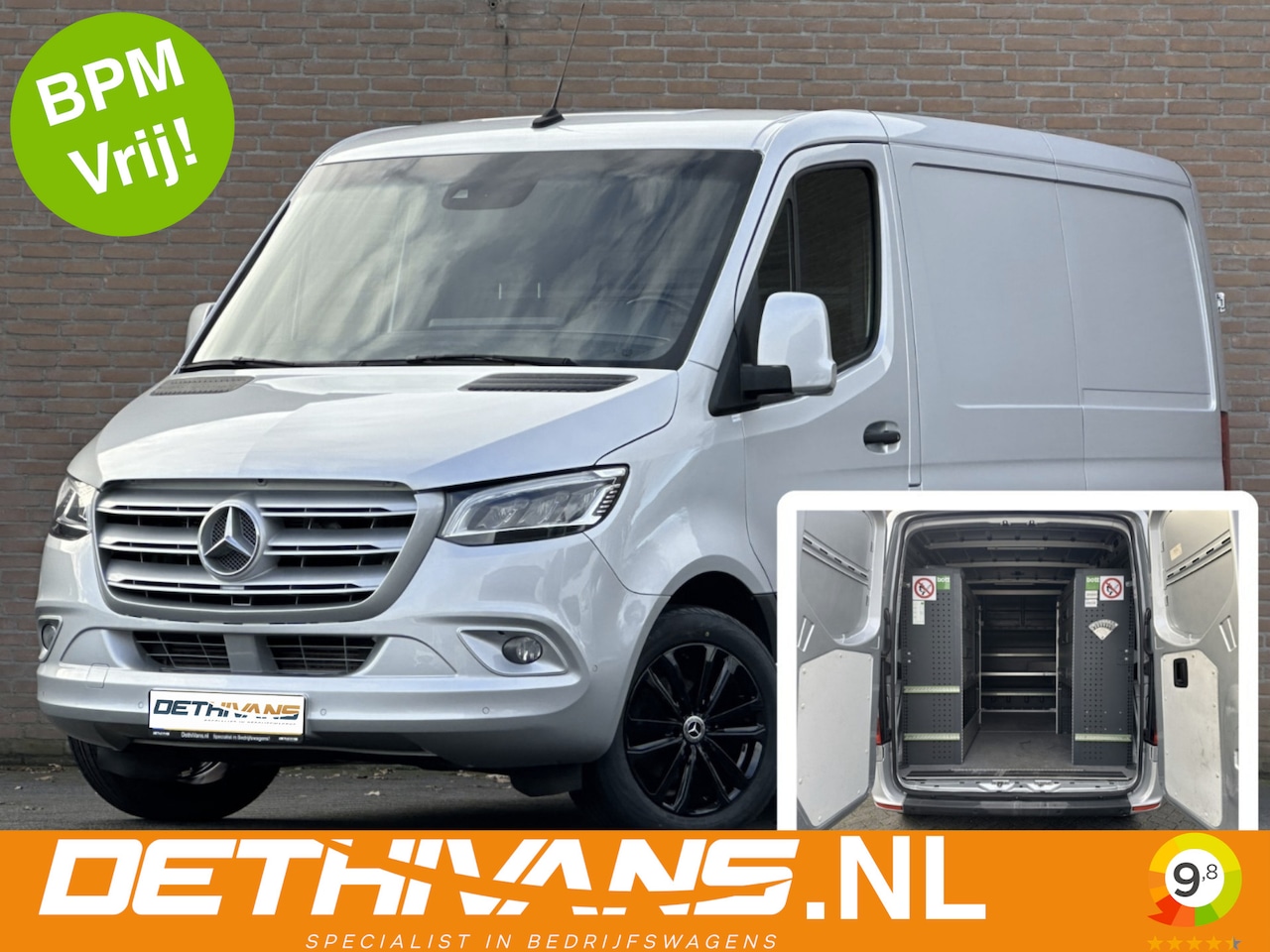 Mercedes-Benz Sprinter - 314CDI 143PK 9G-Tronic / M-Bux / Distronic /Complete inrichting - AutoWereld.nl