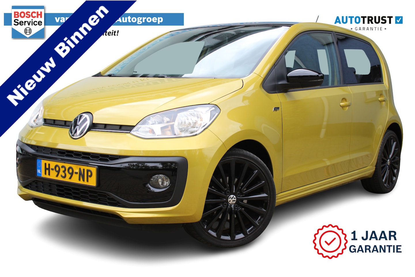 Volkswagen Up! - 1.0 R-Line | Incl. 12 maanden Garantie | 1e Eigenaar | Cruise controle | Achteruitrijcamer - AutoWereld.nl