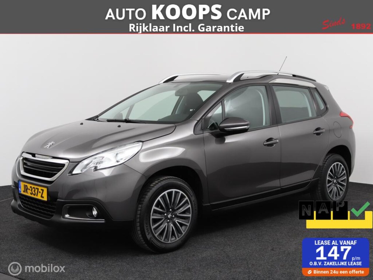Peugeot 2008 - 1.2 PureTech Blue Lion | Airco | Cruise | Panorama-dak | Elektr. pakket | NL Auto | DEALER - AutoWereld.nl