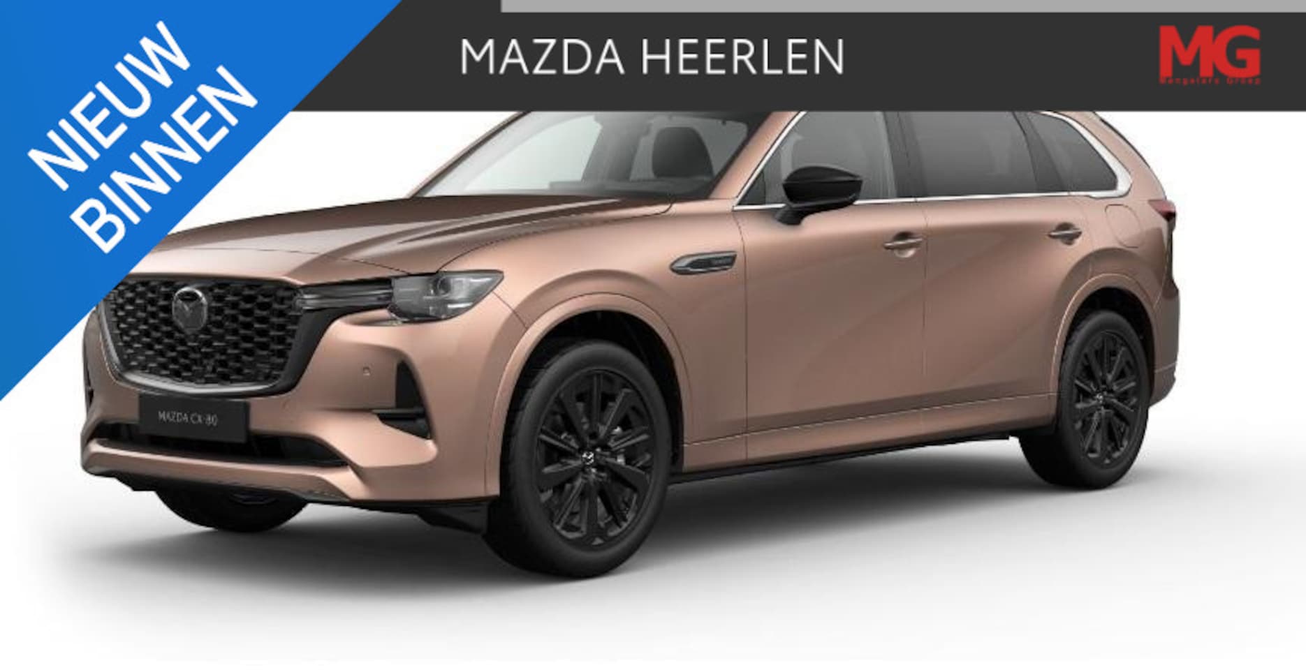 Mazda CX-80 - 2.5 e-SkyActiv PHEV Homura Plus Mengelers Actieprijs € 70.540,00 - AutoWereld.nl