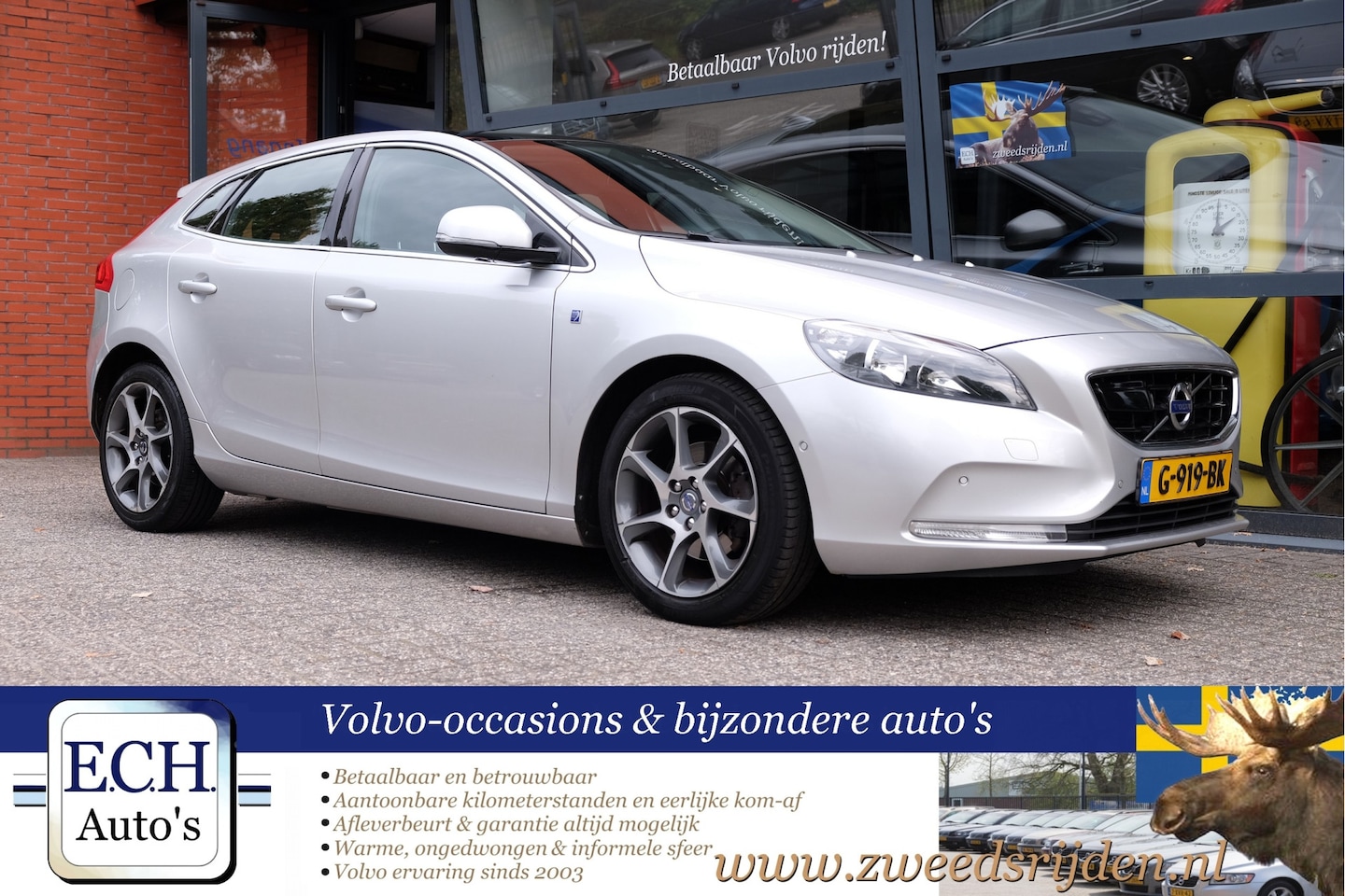 Volvo V40 - T3 150 pk Ocean Race, Panoramadak, Leer, Trekhaak - AutoWereld.nl