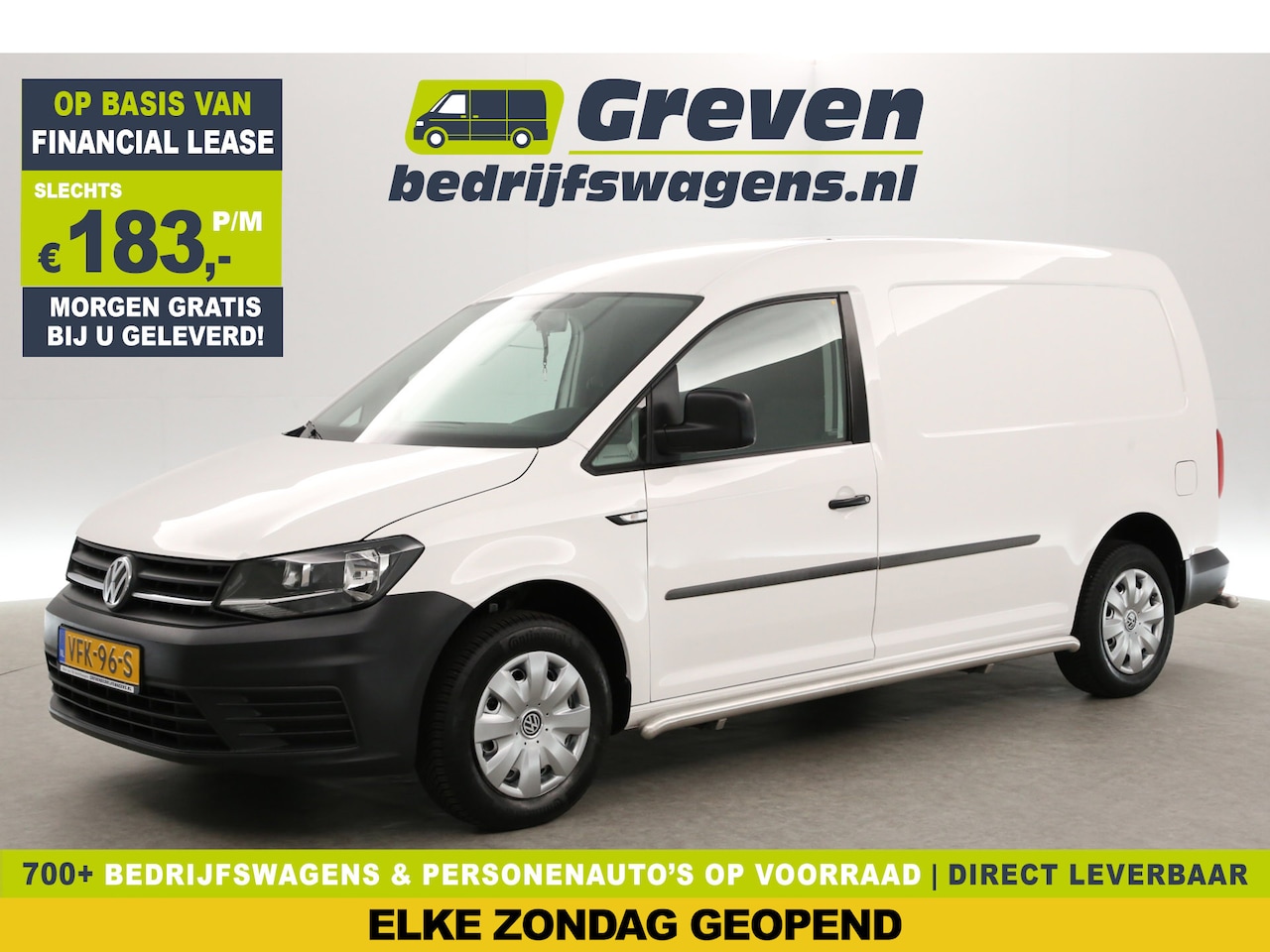 Volkswagen Caddy Maxi - 2.0 TDI L2H1 | Airco | Cruise | Parkeersens. | Sidebars | Elektrpakket - AutoWereld.nl
