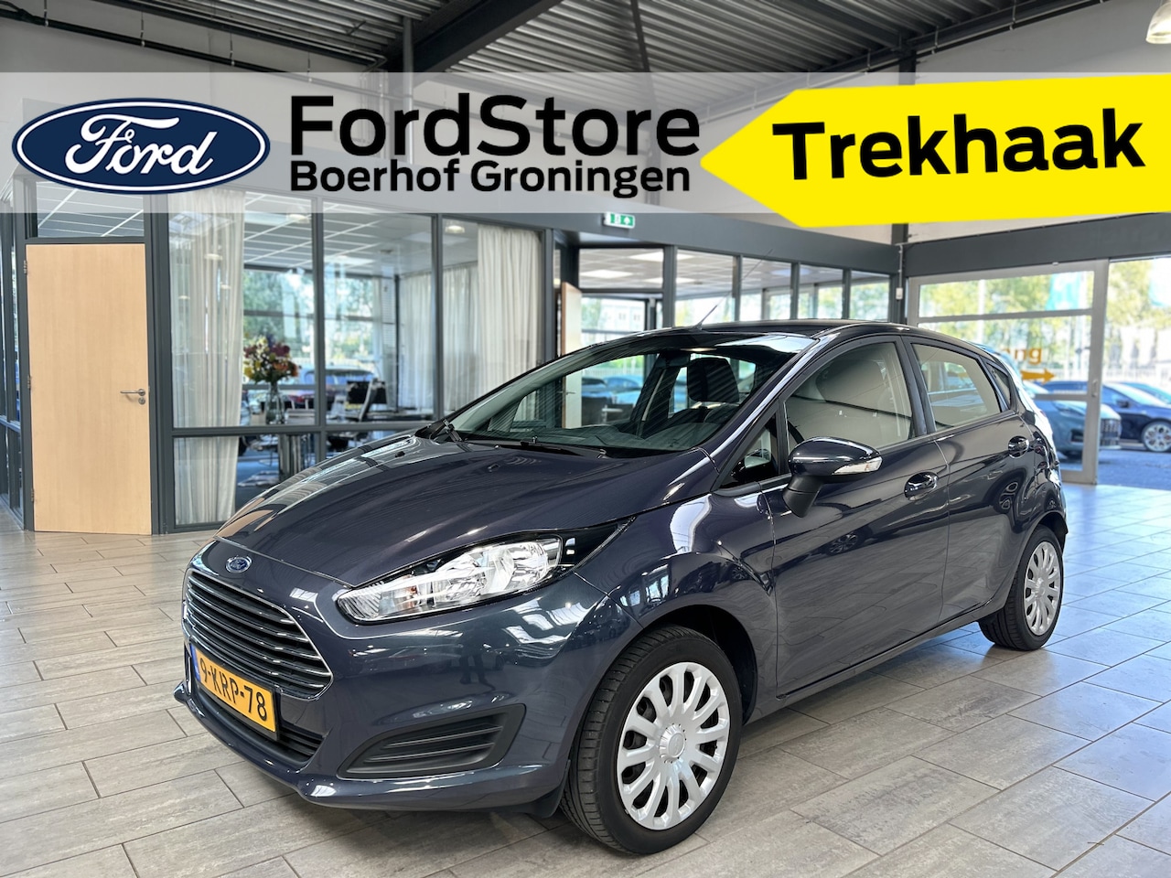 Ford Fiesta - 1.0 Style Trekhaak | Airco | 5 drs | 2e eigenaar | Dealer ondeh. | Zeer lage km stand! - AutoWereld.nl