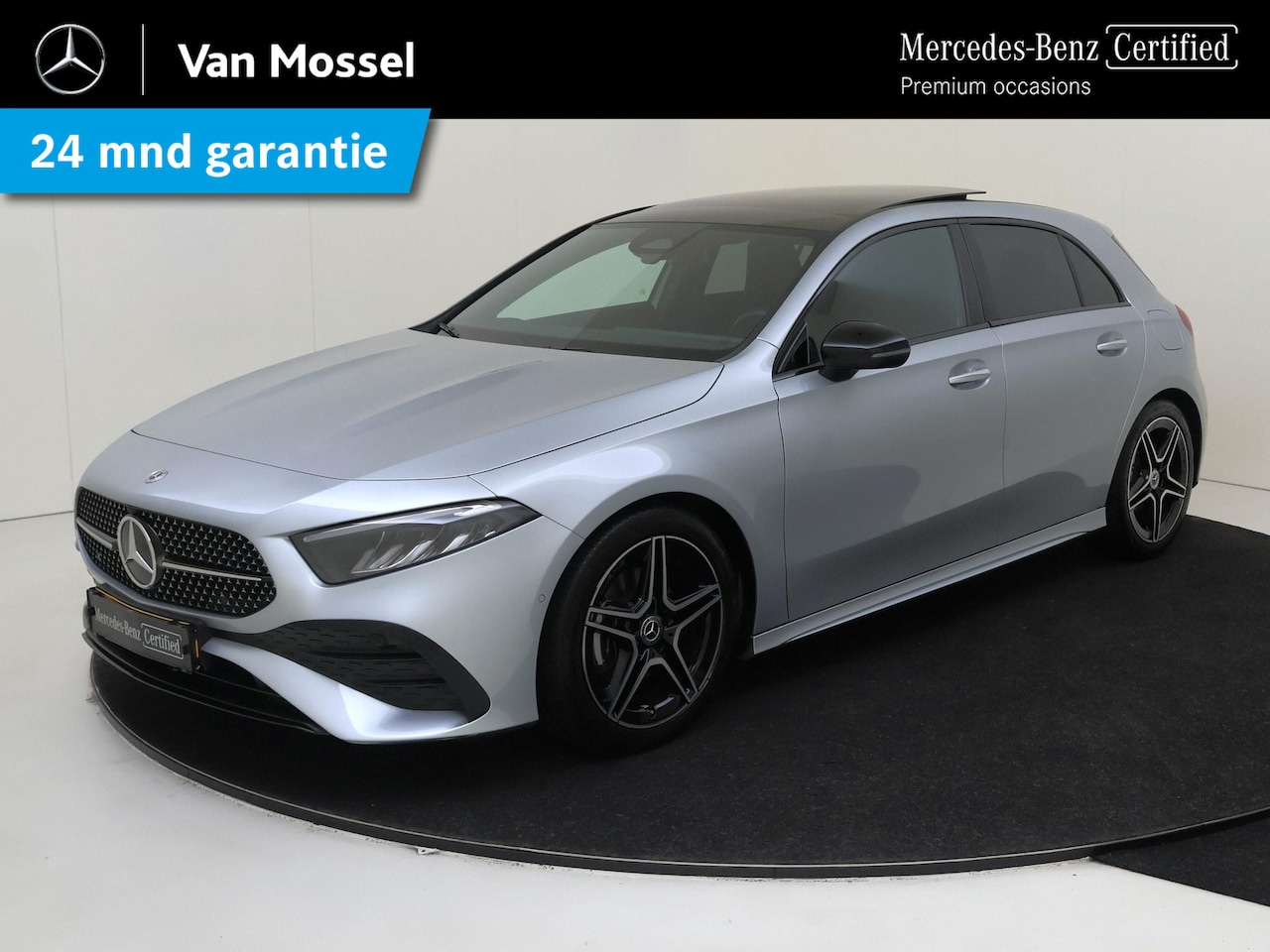 Mercedes-Benz A-klasse - 180 AMG Line / Stoelverwarming / Achteruitrijcamera / Panaroma-schuifdak /  Night-Pakket / - AutoWereld.nl