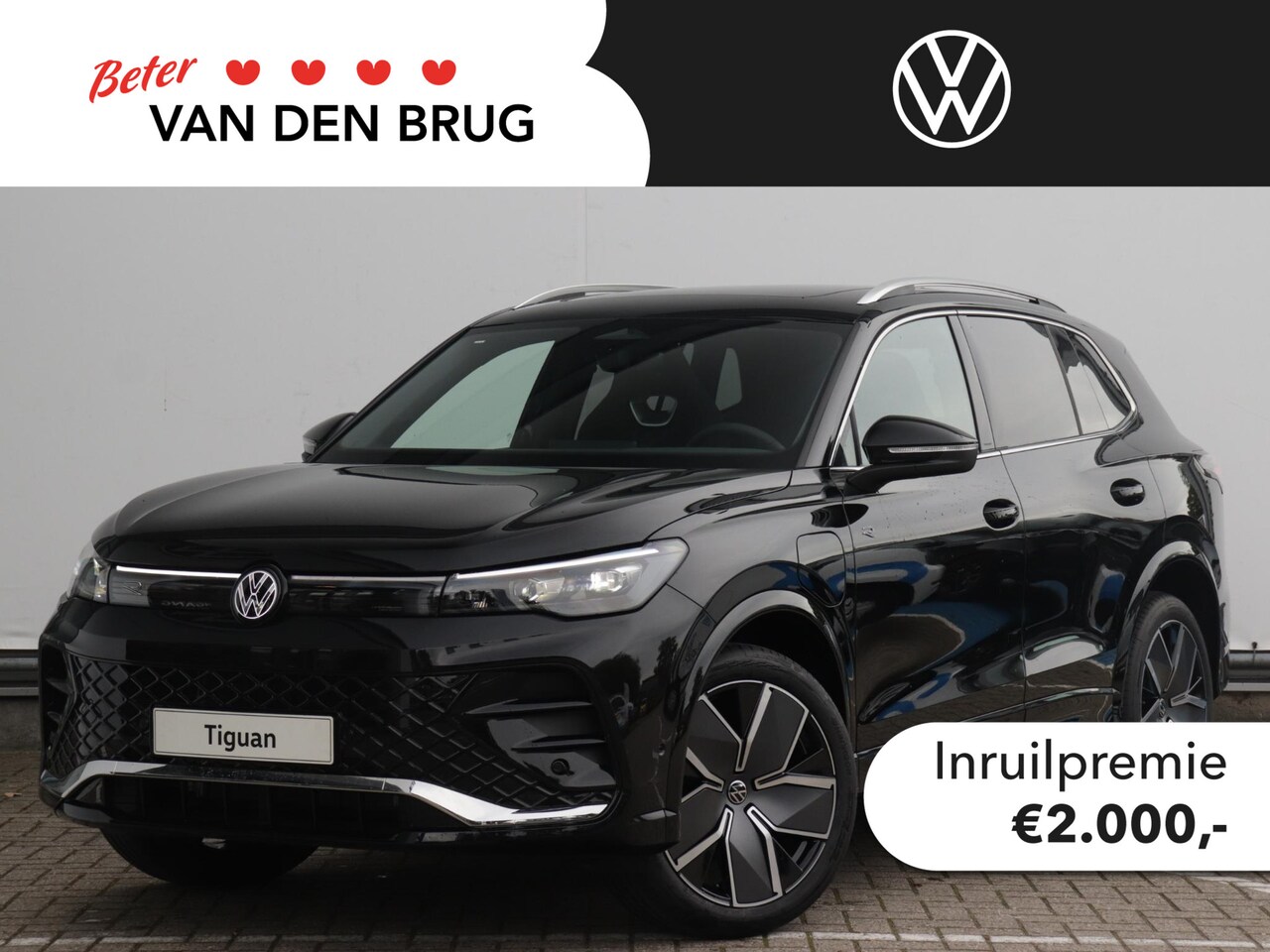 Volkswagen Tiguan - R-Line-Edition 1.5 eHybrid 200 kW / 272 pk SUV 6 v Trekhaak | Panoramadak | Keyless | Stoe - AutoWereld.nl