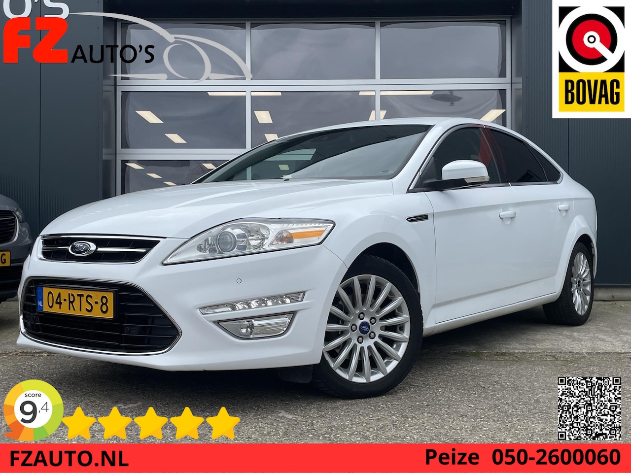 Ford Mondeo - 1.6 EcoBoost Titanium - Navigatie - Leder - Stoelverwarming v+a - Trekhaak - AutoWereld.nl