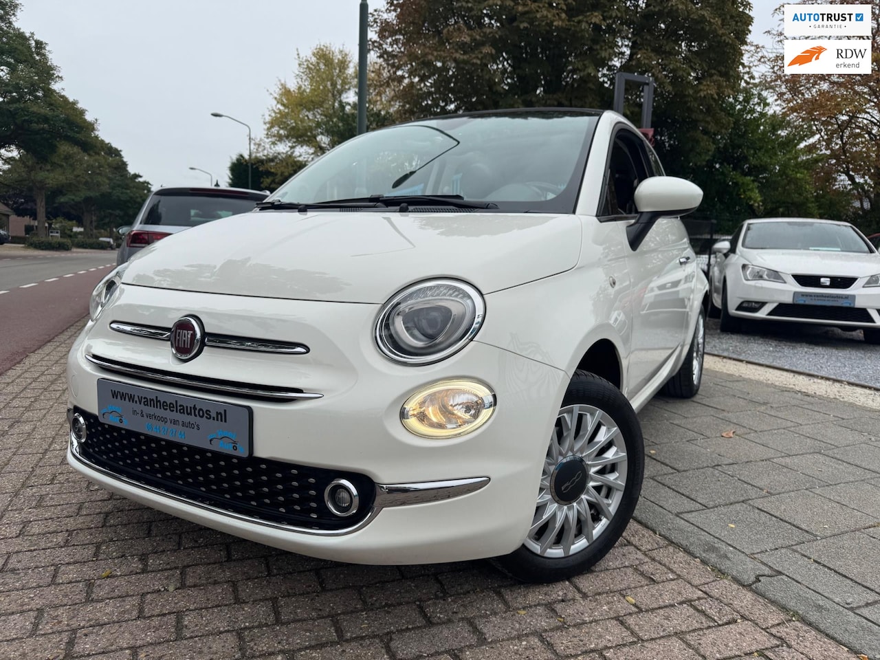Fiat 500 C - 1.2 Clima Elek Pakket Lmv Cruise Pdc CarPlay…. - AutoWereld.nl