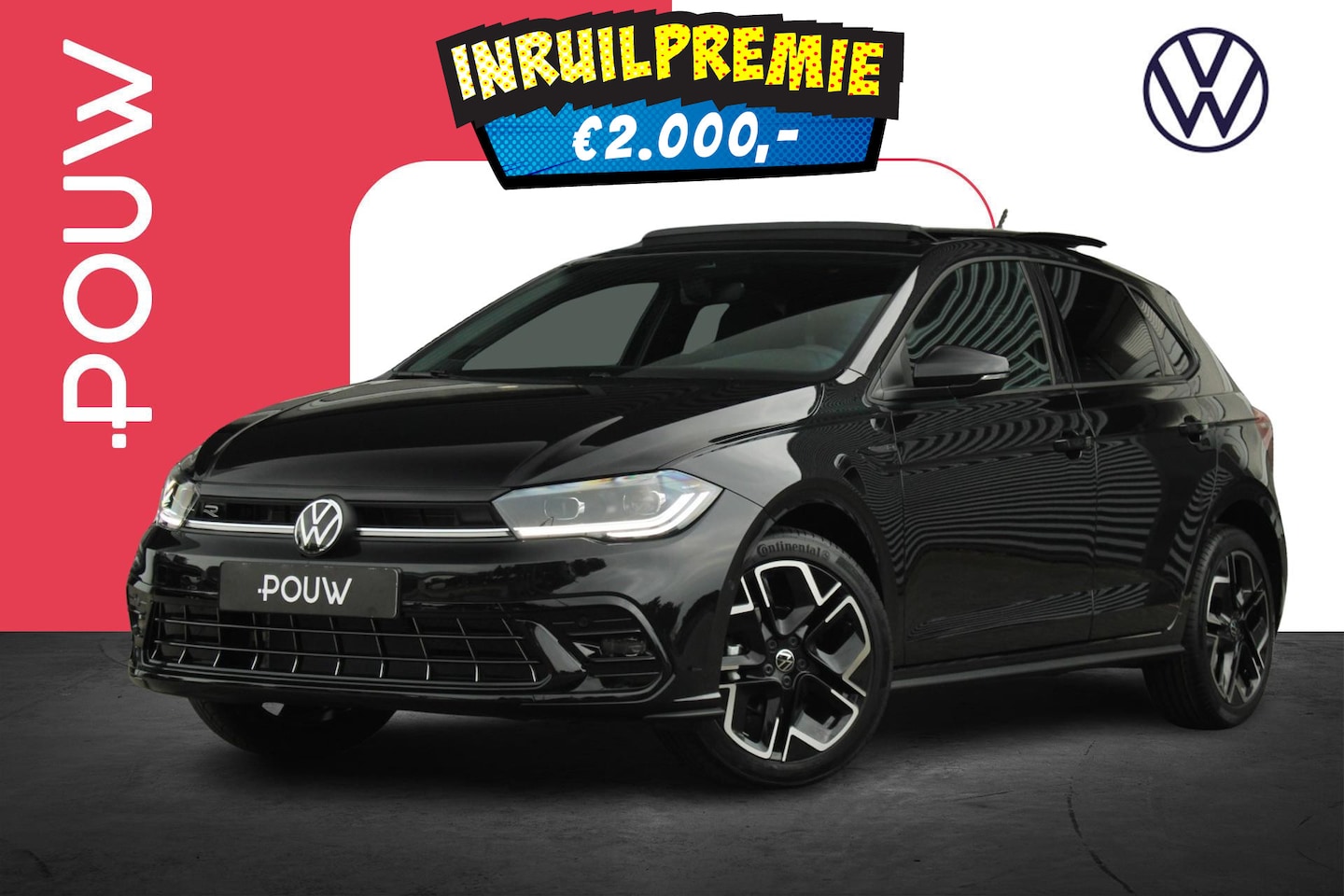Volkswagen Polo - 1.0 TSI 95pk DSG R-Line Edition | Panoramadak | Achteruitrijcamera - AutoWereld.nl